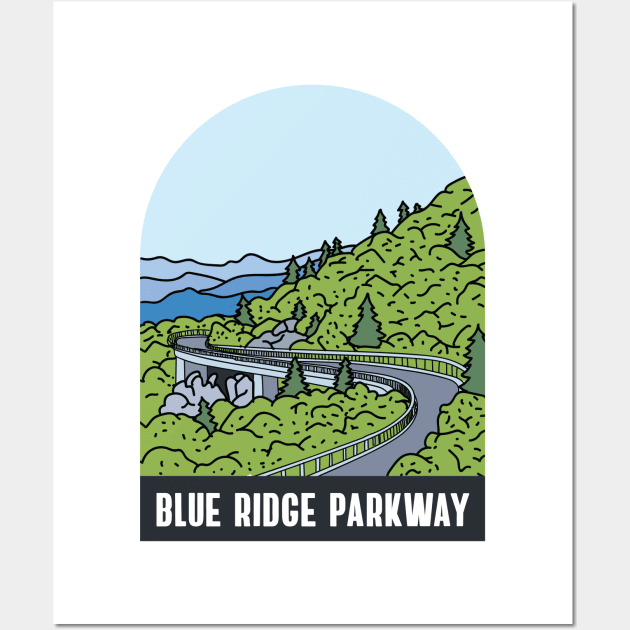 Blue Ridge Parkway Wall Art by smalltownnc